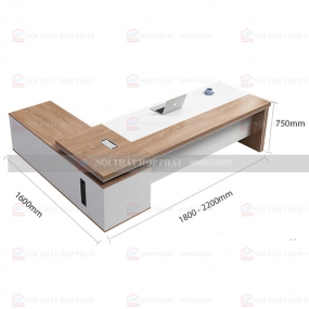 Bàn Làm Việc Cao Cấp Gỗ Thiết Kế BLVCCG021